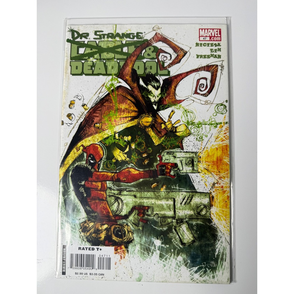 Marvel Cable and Deadpool #47 Doctor Strange Skottie Young Cover 2008 Comic Book